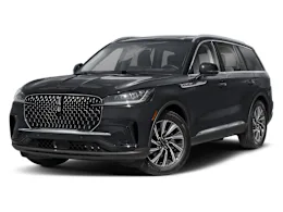 Black Lincoln Aviator luxury SUV